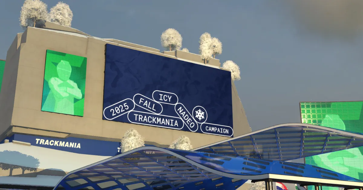 An ingame screenshot showing one of the many graphical assets created for the Icy Fall 2025 Campaign