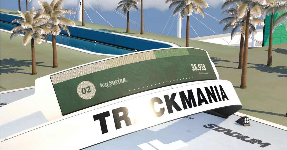 An ingame screenshot showing one of the many graphical assets created for the Icy Spring 2024 Campaign